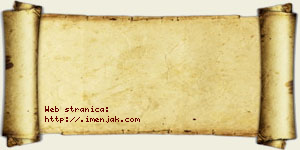 Georgina Zarić vizit kartica